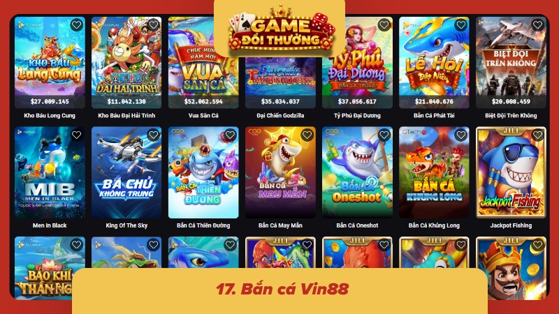 Mega Fishing và Jackpot Fishing cùng quy tụ trong một sảnh