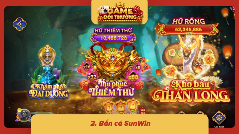 Long Vương nổi bật giữa sảnh, tạo tâm điểm cho lượt săn boss