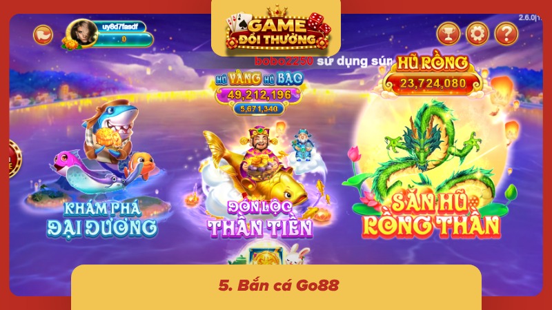 Mega Fishing nổi bật trên màn hình, boss lớn dễ nhận diện