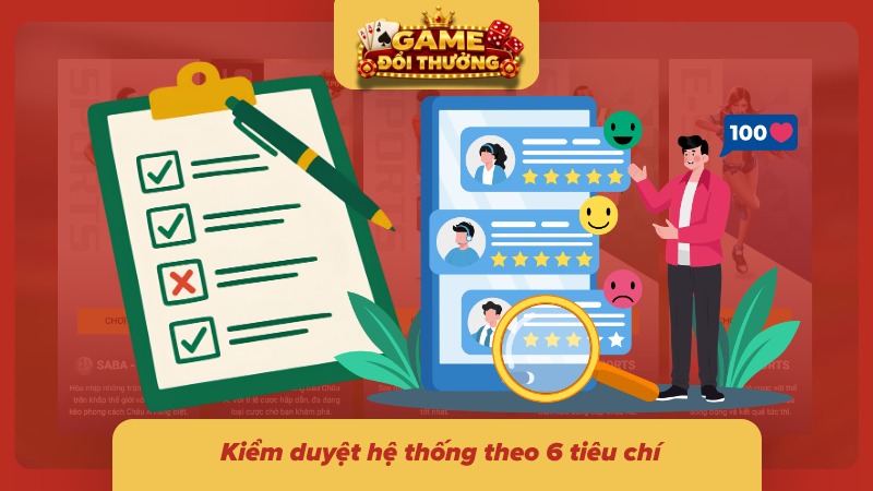 Kết quả kiểm duyệt nền tảng qua sáu tiêu chí