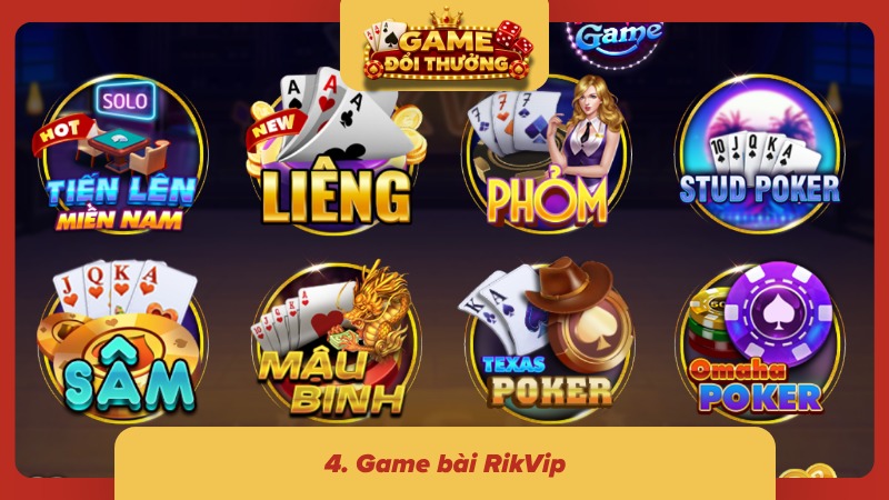 Kho game bài phong phú, từ chắn đến sâm lốc đều có chỗ để chơi