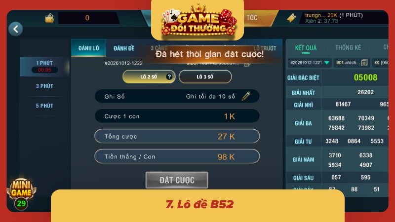 Từ lô trượt đến 4 càng, sảnh số mở rộng nhiều cách kết hợp