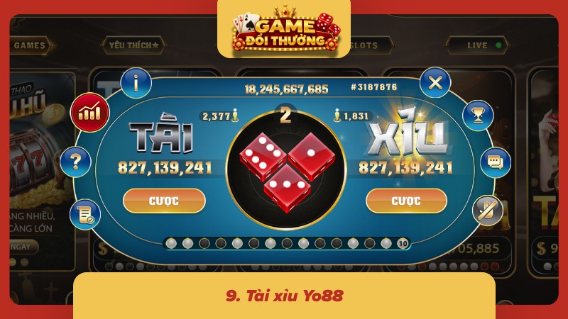 Bàn sicbo livestream tạo cảm giác theo dõi xúc xắc ngay trước mắt