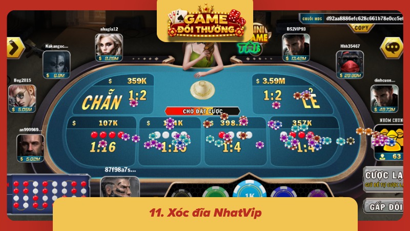 Bàn máy và MD5 là hai hình thức xóc đĩa nổi bật tại cổng game